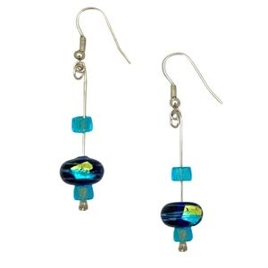 ANTHROPOLOGIE • Boho Ocean Blue Earrings